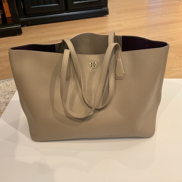 Tory Burch Brown Tote Bag - Picture 1 of 4